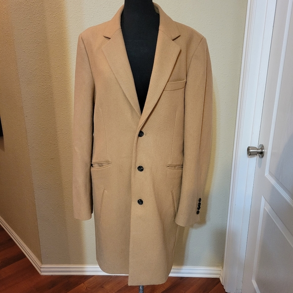 ASOS Other - mens long camel color over coat